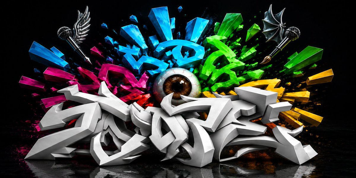 DefPaintings's tweet photo. This piece thinks he is 2 DOPE for a color 😎 https://t.co/vIJEqXi1ZT