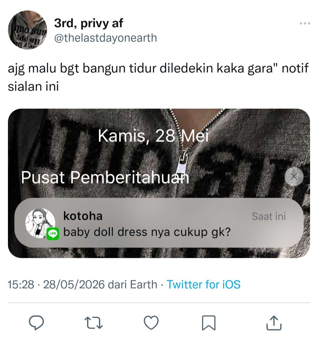 Madmoistelle's tweet photo. The Baby Doll Dress | #endosaku #ymsk few tweet au, slight nsfw 🔞 (without plot).
Berawal dari Kotoha yang menjual pakaian prelovednya untuk membeli tiket konser yang ia dambakan dan Sakura berbaik hati membantu, namun menjadi ajang balas dendam kepada sang kekasih yaitu Endo. https://t.co/2y1euygoD1