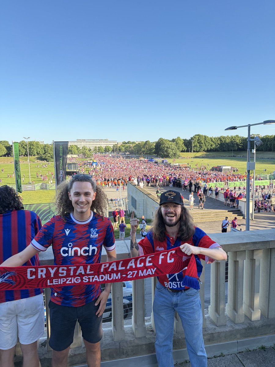 swoggleonbass's tweet photo. What a football club. From near liquidation to the greatest of days at Wembley and Leipzig. Thank god I was raised a palace fan 🦅 #cpfc https://t.co/auz4tJsKHc