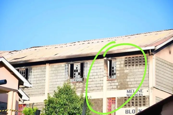 ivymuthe's tweet photo. The tragic incident at Utumishi Girls Academy was largely exacerbated by the practice of locking dormitory doors from the outside. Equally concerning is the approval and installation of inadequate windows that were far too small for emergency escape. It is difficult to understand how school management and the Board of Management failed to anticipate fire or other emergencies when designing and approving the dormitory infrastructure. In such a setting, students had virtually no viable means of escape.Proper safety standards demand multiple accessible emergency exits to ensure swift and orderly evacuation and prevent deadly stampedes. The Board of Management and school administrators must be held fully accountable for the deaths and injuries that resulted from these preventable lapses. This level of negligence is utterly unacceptable.
