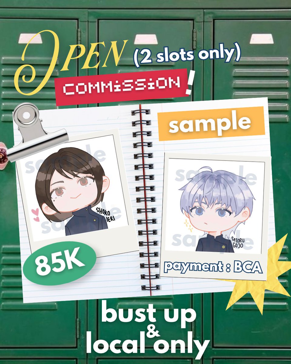 coffein__'s tweet photo. [SAVE &amp; RESHARE ARE VERY APPRECIATED!]

finally setelah 5 tahun aku akhirnya open commission lagi! kali ini open commission chibi onlyy :3 bagi yang tertarik bisa langsung dm yaww!

#commission #artidn #opencommission #chibi https://t.co/QK7AH3xgR5