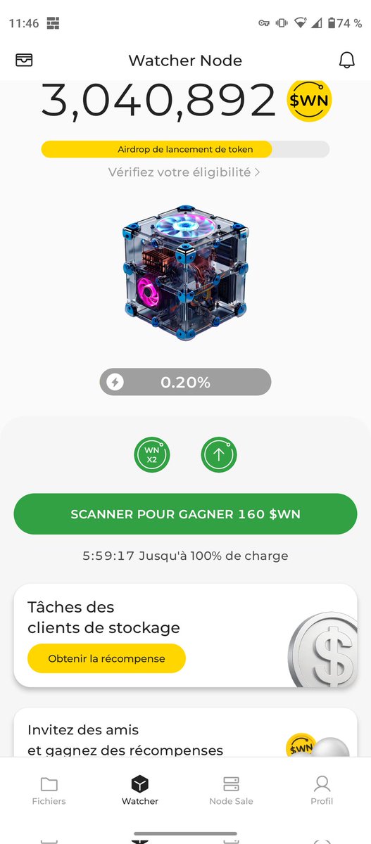 FidelsBruno's tweet photo. Bonjour ! Je veux vous inviter à cette application crypto que j’utilise. Si vous vous inscrivez avec mon code, vous recevrez 1 000 $WN et j’obtiendrai également un bonus.

DeNet Storage &amp; Watcher Node est gratuit. 

Rejoignez avec mon lien : https://t.co/G453vF1L1n https://t.co/6qmKsbuN90