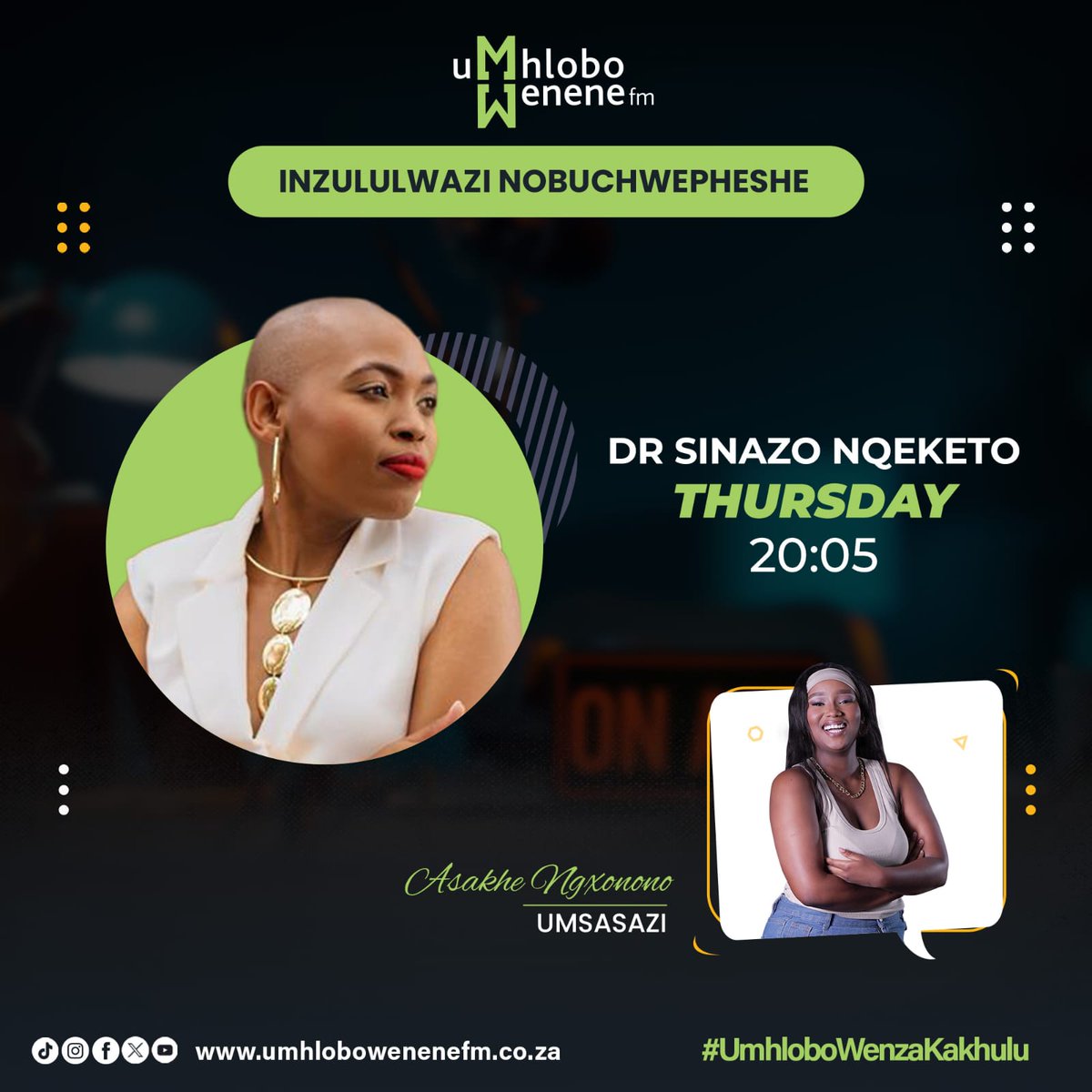 CSIR's tweet photo. 📻Tune in: #TeamCSIR Postdoctoral Research Fellow, Dr Sinazo Nqeketo, will be on Umhlobo Wenene FM (88 - 106 FM) today, 28 May 2026, from 20:05 to discuss the development of cost-effective drugs and medicines in Africa by African scientists. Don't miss it! https://t.co/B8zPB4o16i