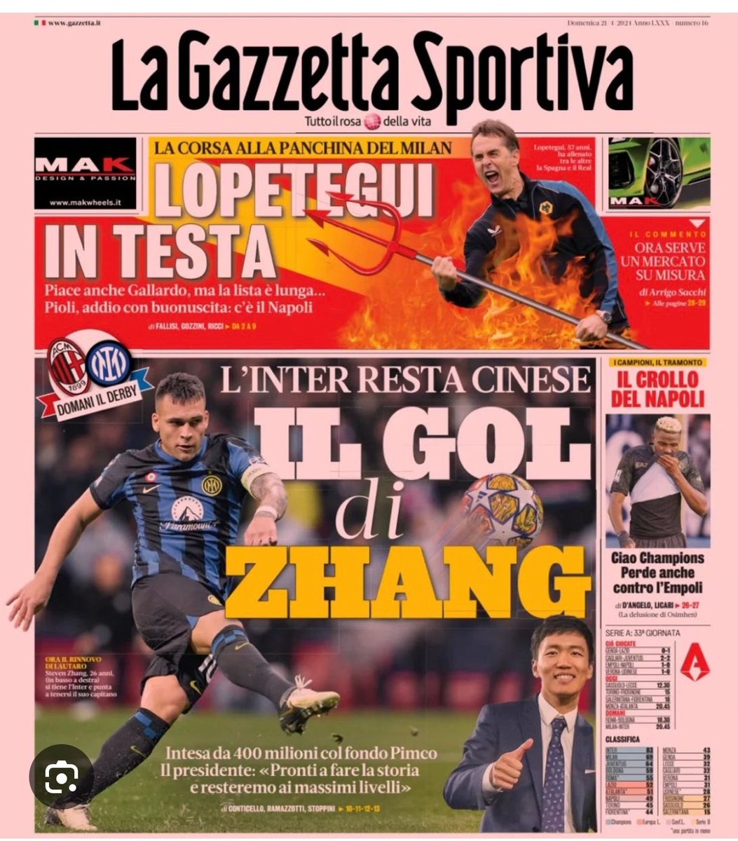 claudeherou2's tweet photo. Per non dimenticare 
Mentre in Cina gli Zhang erano al "gabbio" in Italia  
il #sistemainter si prodigava in fake news su improbabili rifinanziamenti del debito e altrettanto improbabili ritorni di Steven a Milano 
Qualche mese dopo l'#inter fu pignorata https://t.co/zeRUfVRRSr