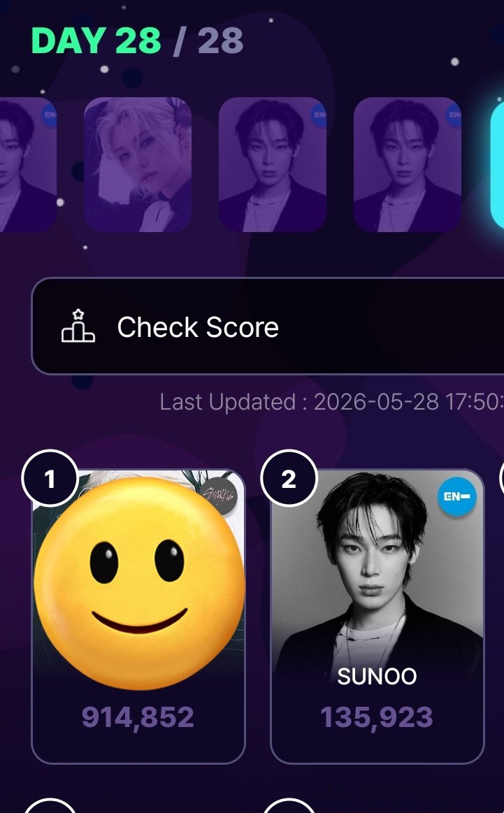 prettykimsn's tweet photo. Today is the last day for Fandora! The gap is not joking. Please instal fandora and collect. Let's win it for #SUNOO
#VoteForSunoo
#AllForSunoo https://t.co/lrAK6Vgmgb