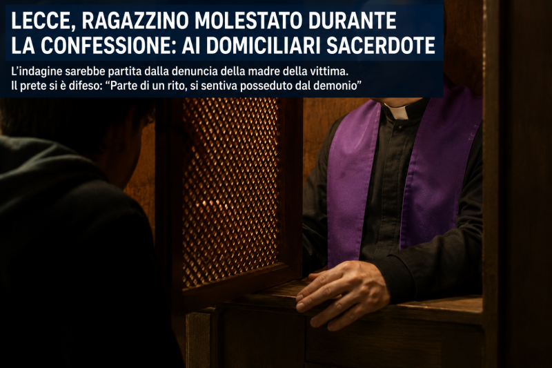 il24ore's tweet photo. Accuse choc in confessionale: sacerdote ai domiciliari con braccialetto elettronico ora

GUARDA QUI: https://t.co/BbnNv6RyBs https://t.co/ey1HAxDFXM