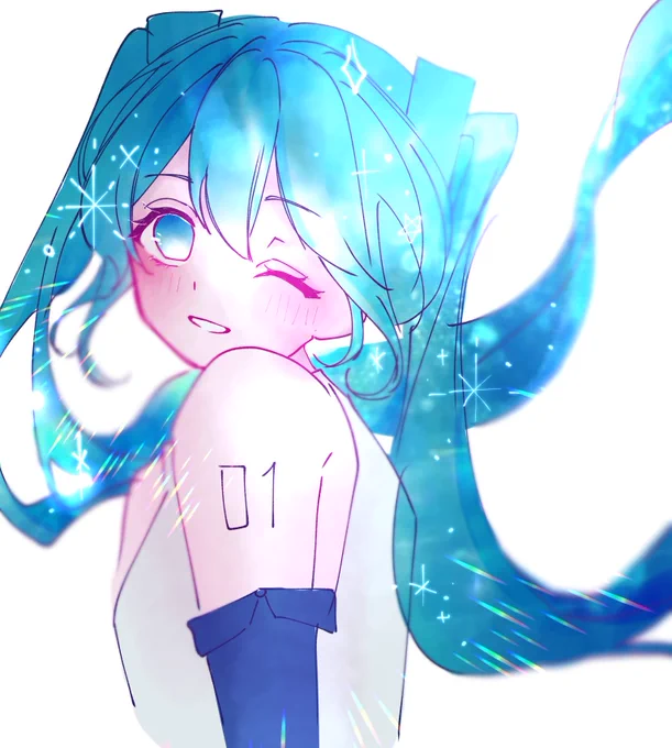 輝いたキミの顔 間近で見たいから! #初音ミク