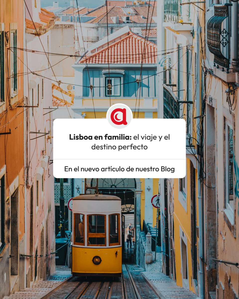 amimir's tweet photo. ¿Y si Lisboa fuera el viaje perfecto para hacer en familia? 🚃👉 https://t.co/yX2TXo57Jn

Lisboa con niños no es solo un viaje, es una aventura 🎒

Subir al mítico Tranvía 28, explorar castillos, descubrir miradores y perderse entre calles llenas de historia 🏰

En el 𝗡𝗨𝗘𝗩𝗢 𝗔𝗥𝗧Í𝗖𝗨𝗟𝗢 𝗗𝗘𝗟 𝗕𝗟𝗢𝗚 te contamos los mejores planes, barrios y consejos para descubrir Lisboa en familia 💖

Empieza a organizar vuestra aventura 👉 https://t.co/yX2TXo57Jn