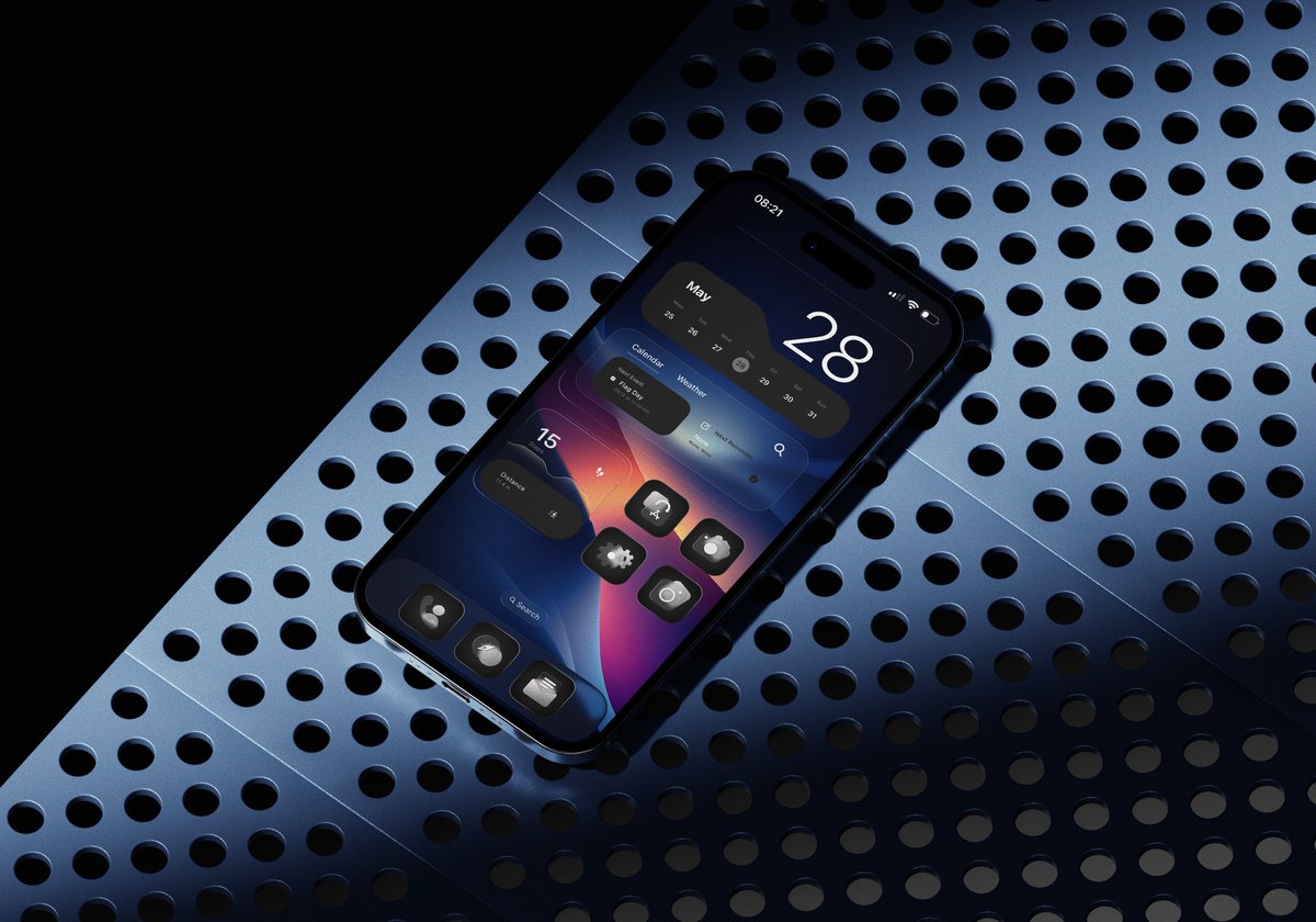 21MaRcO12's tweet photo. iOS homescreen setup 

Used:
Top Widget: Glassem iOS widgets for widgy
Bottom Widget: Uniq iOS widget for widgy
Icons: Blacier iOS icons pack
Widgy app

Download links on widget and icon pack in my BIO

#widgy #ios #widget #ioshomescreen #customization https://t.co/NmeFikP6oU