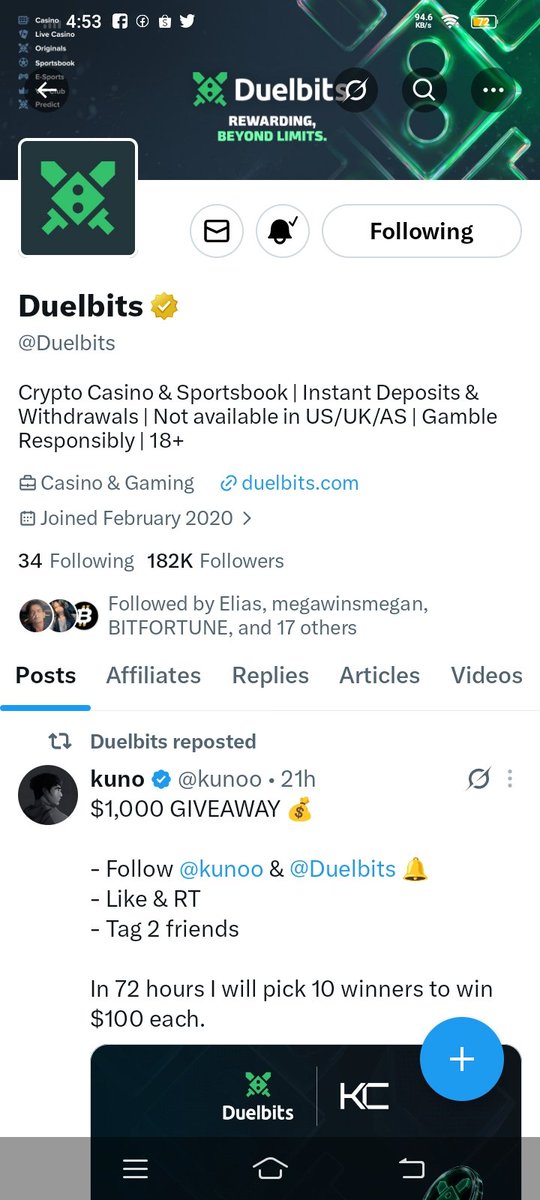 cheonsanaaa's tweet photo. @kunoo @Duelbits Followed with notifications on sir🤞🌸🍀
@maekielyn @jeanrainwxhx https://t.co/UmBBzzZSGU