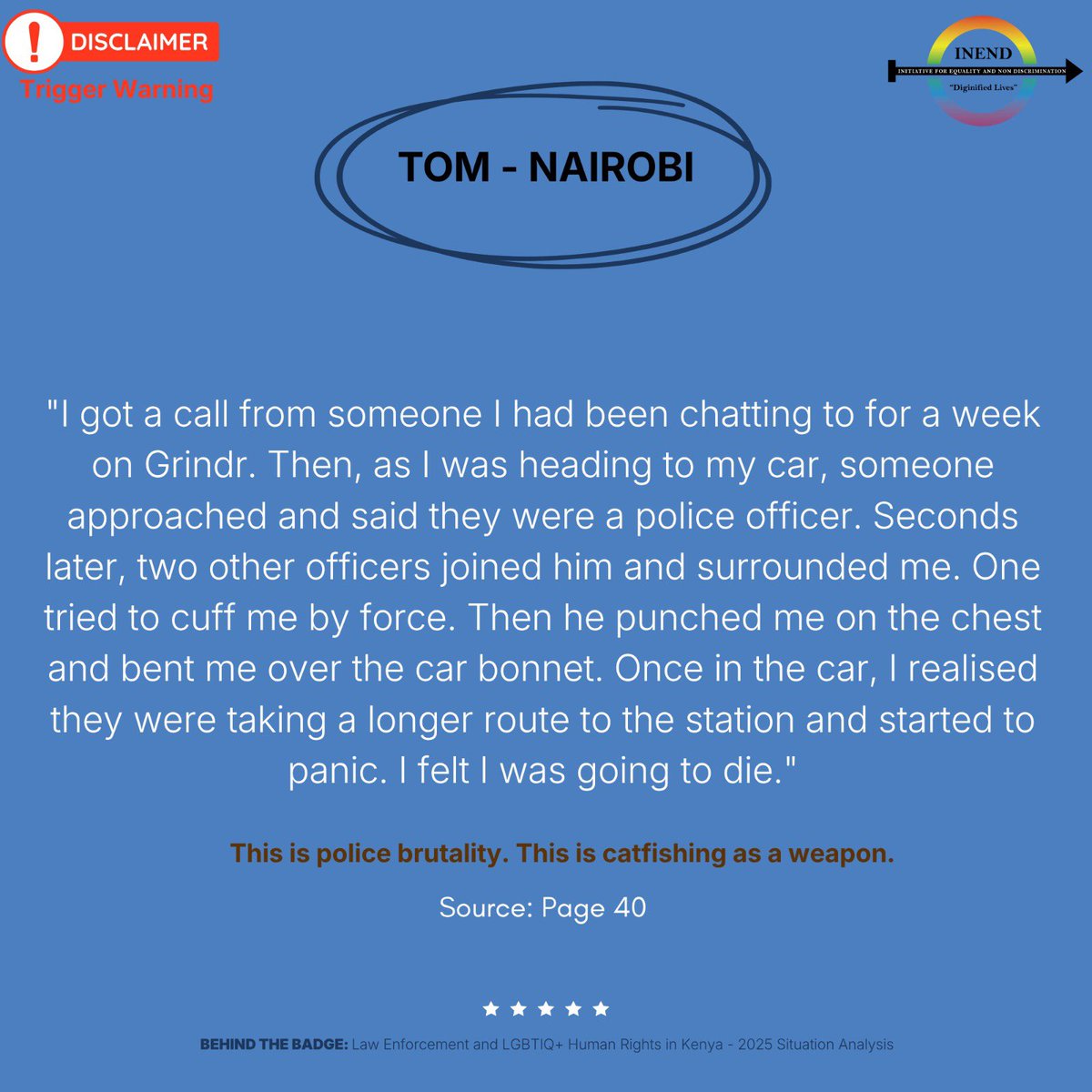 QwomenHRDs's tweet photo. #BehindTheBadge  #TheIssueIsViolence https://t.co/y5zfZ1omn7