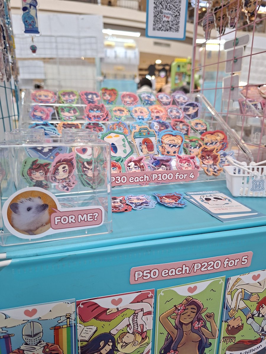 WoopsieKai's tweet photo. (Pretend it's still the morning 🫣)
Day 1 of #stickercon pocket wonders yippee yippee! https://t.co/2rorkdZ5zi