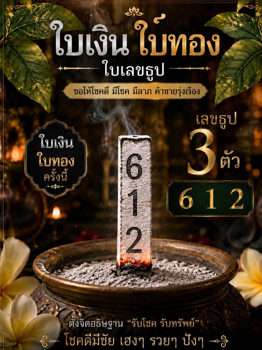 ใบเงินใบทอง🍀 tweet media