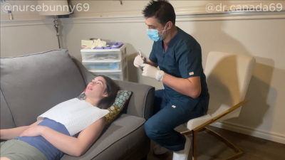 nursebunnyy69's tweet photo. Check out my new clip Dr. Canada Cleans Nurse Bunny's Teeth Side View 1080p on IWC! https://t.co/FHONhDeXTG https://t.co/VWSiB1Uj4o