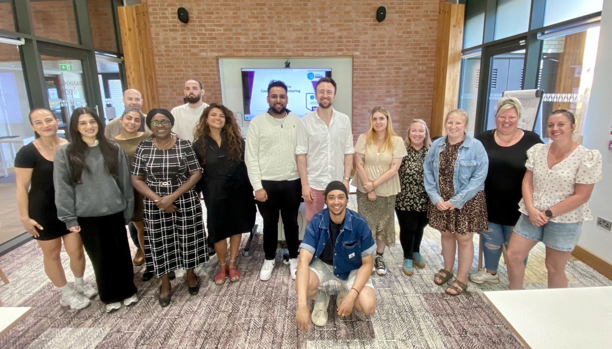 ChrisLewisLDM's tweet photo. Fantastic 2-day ILM Assured Coaching &amp; Mentoring course at The Nest, Wythenshawe this week with a brilliant multidisciplinary primary care group including: GPs, Pharmacists, SPLWs, ACPs, HCAs, Care Coordinators &amp; researchers.
#PrimaryCare #NHS #Coaching #Leadership #Mentoring https://t.co/qWkWiHvgUX