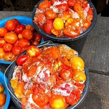 InsideMainland's tweet photo. Lagos consumer agency warns against buying rotten tomatoes, threatens to arrest sellers https://t.co/v1nwyjBRpx