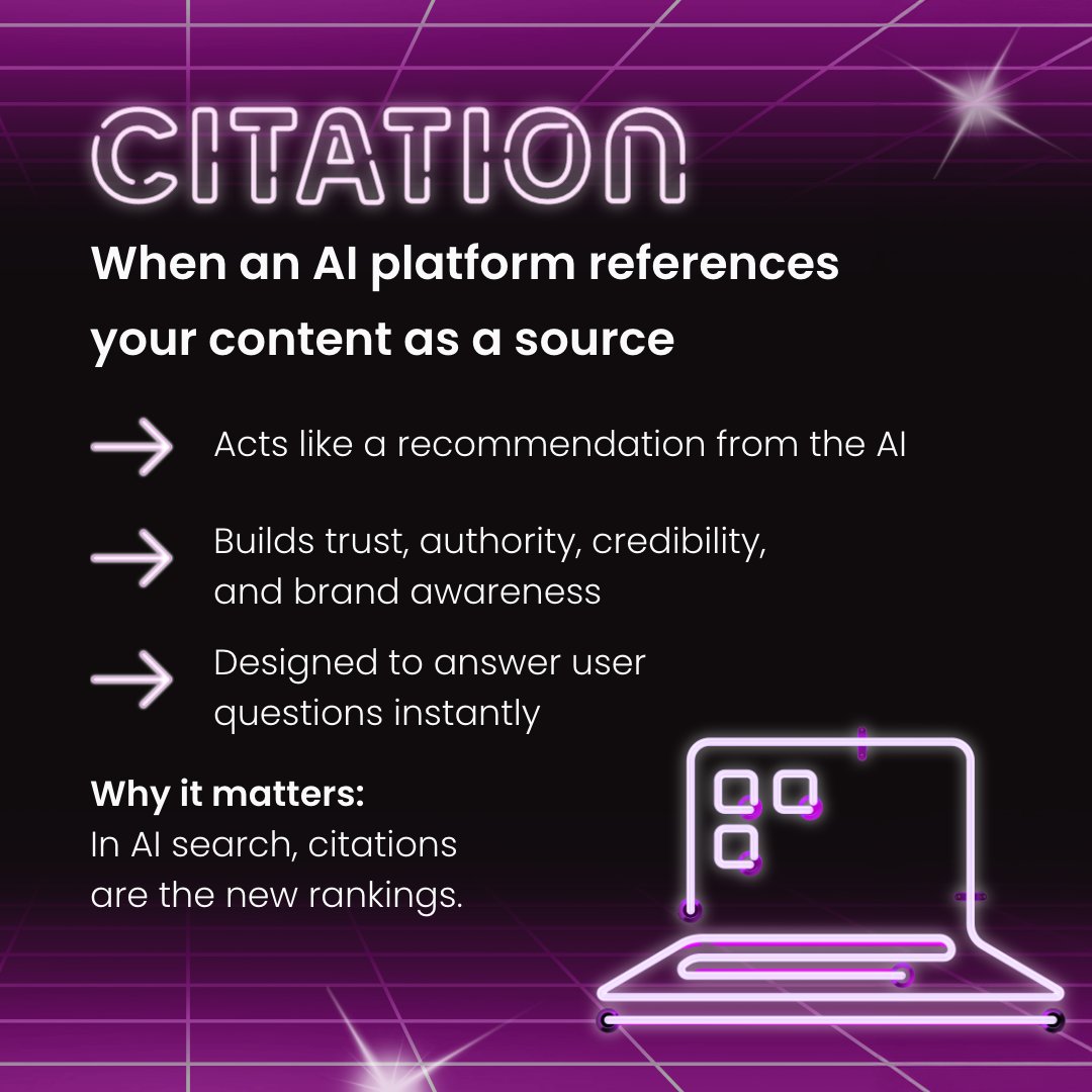 GeekyTechGeeks's tweet photo. Ever wondered why some brands appear in AI answers and others don’t? 🤖

Search is shifting from links to AI-generated answers. Visibility now depends on GEO, AI Overviews, citations &amp; prompts.

💡Check out our infographic for these GEO terms you should know.

#GEO #AIsearch #SEO https://t.co/ldj4XKxVcx