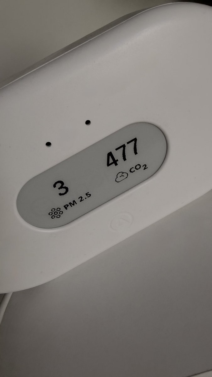 ired's tweet photo. @levelsio nice to see somebody else is using Airthings. https://t.co/OcejZSoIb9