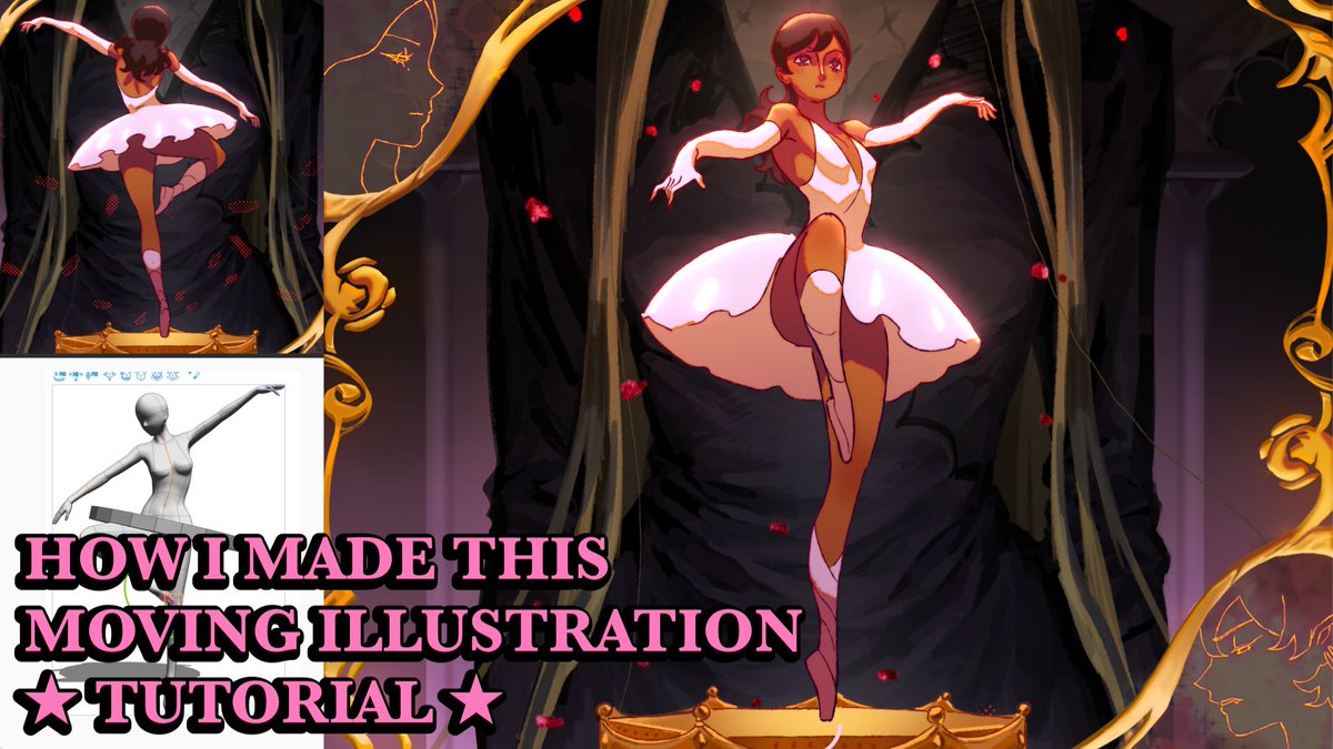 clipstudiopaint's tweet photo. 📱 Tablet Award! 
Discover how to animate a graceful ballerina illustration in “How I Made This Moving Illustration - TUTORIAL” by ALYEK 🩰
👉 https://t.co/1BR5GEBPnw

💵 Join our monthly Tips Contest and win up to US$10,000! https://t.co/wXGeQzRVZs