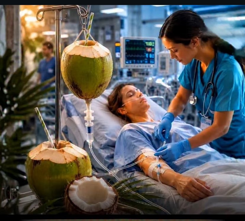 safonyameherbal's tweet photo. Unpopular fact;

Coconut water was occasionally used as an emergency intravenous (IV) drip and even a substitute for blood plasma when normal saline was unavailable.

Nature gave us all❤️ https://t.co/qBKKtj7VDX