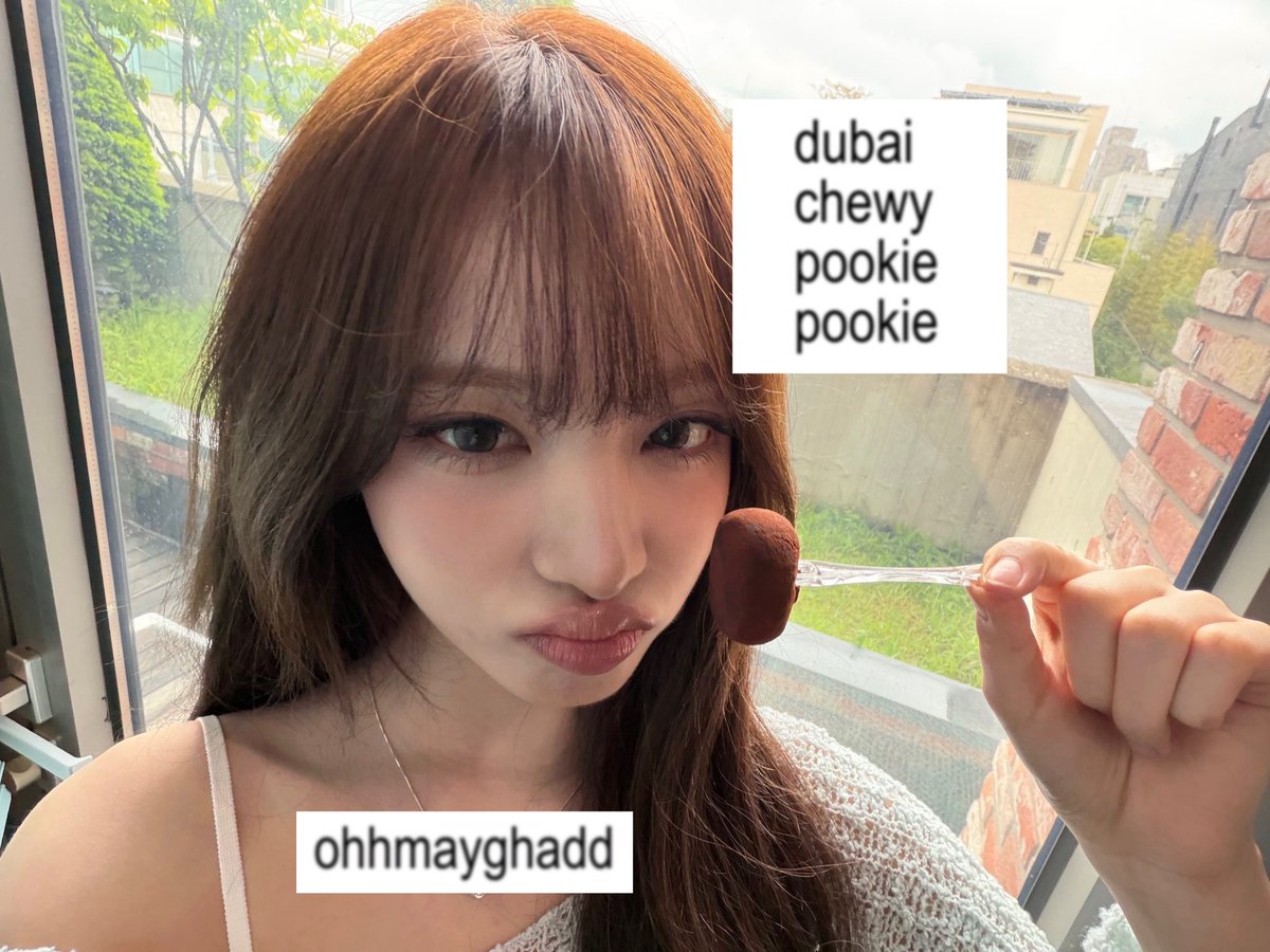 cloudaphie's tweet photo. anyOonEeeeE . . wants dubai chewy c— https://t.co/sMKKbv8kSO