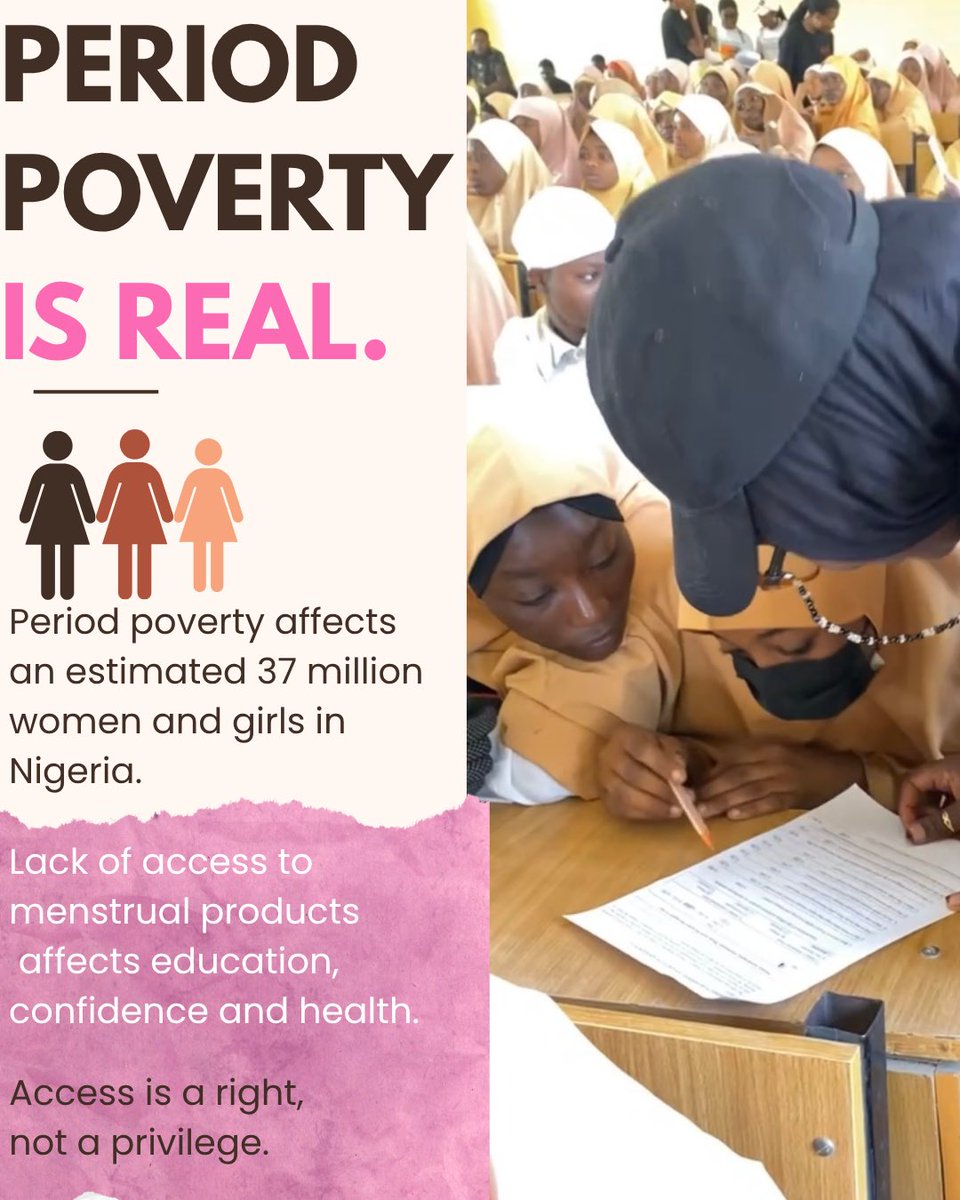 Pad_Her_'s tweet photo. Menstrual health is a human right, not a privilege. 🌸

This Menstrual Hygiene Day, let’s break the stigma, promote education, and support every girl with dignity and confidence.

#internationalMenstrualHygieneDay
#EndPeriodpoverty https://t.co/NfZZrGpsWW