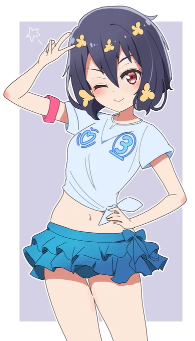 #ゾンビランドサガ 水着シャツ愛ちゃんも素敵