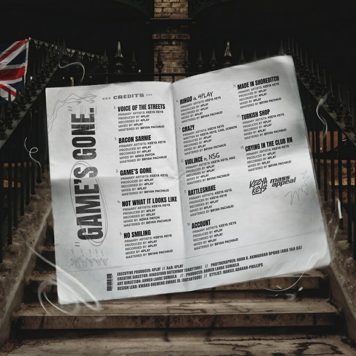 KeeyaKeys's tweet photo. TRACKLIST 

First song ever produced for myself ✅
13 Tracks ✅
Finally my boys NSG on a song ✅ https://t.co/4Bxd63QQXS