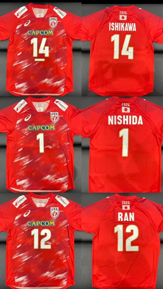 yuranamore's tweet photo. ASICS Men's Volleyball Replica Uniform 2026 ✨️🇯🇵

#石川祐希
#西田有志
#髙橋藍

Check on:
https://t.co/xKfgelq1hx

https://t.co/SVUj1ls3pW
On Site:                                 Real Pict: https://t.co/Wf7mdbz9QR