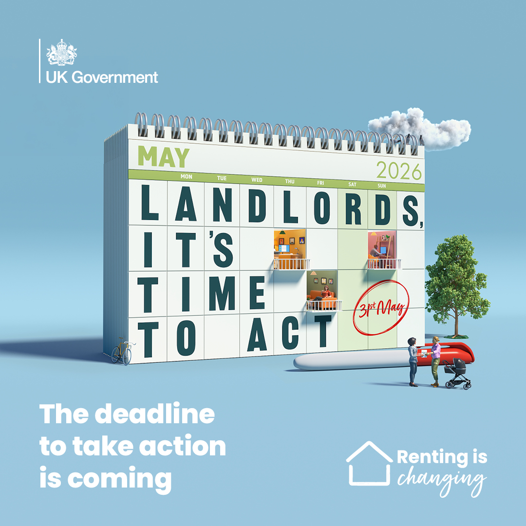 MoleValleyDC's tweet photo. ℹ️ Mole Valley Landlords!

⏱️ You'll need to provide your tenants with The Renters' Rights Act Information Sheet 2026 by 31 May 2026. Failure to do so could result in a fine. ⚠️

🙋‍♂️ To find out more, including where to access the information sheet, visit: https://t.co/BLeWzme26H https://t.co/yHSyfODHaE
