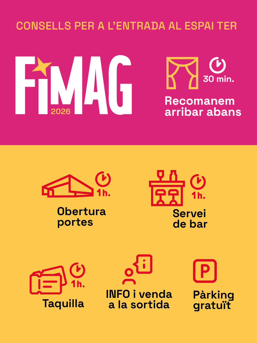 fimagmagia's tweet photo. ☝️Encara sense les teves ENTRADES per a les propostes de FIMAG'26? Afanya't...Tenim el cap de setmana a tocar!
🔗https://t.co/OTZ9RV3rLH

😉Aprofitem per a recordar-te les indicacions que cal seguir per a quan vinguis a veure els espectacles de la Gran Màgia a l' @EspaiTer. https://t.co/amGsInzewg