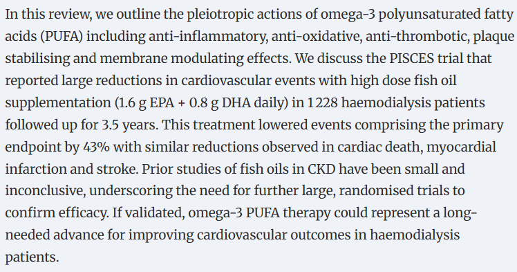 CKJsocial's tweet photo. Fish oil supplements in patients with chronic kidney disease

https://t.co/0sqWJrEyQ5 https://t.co/lOARUeTjZV