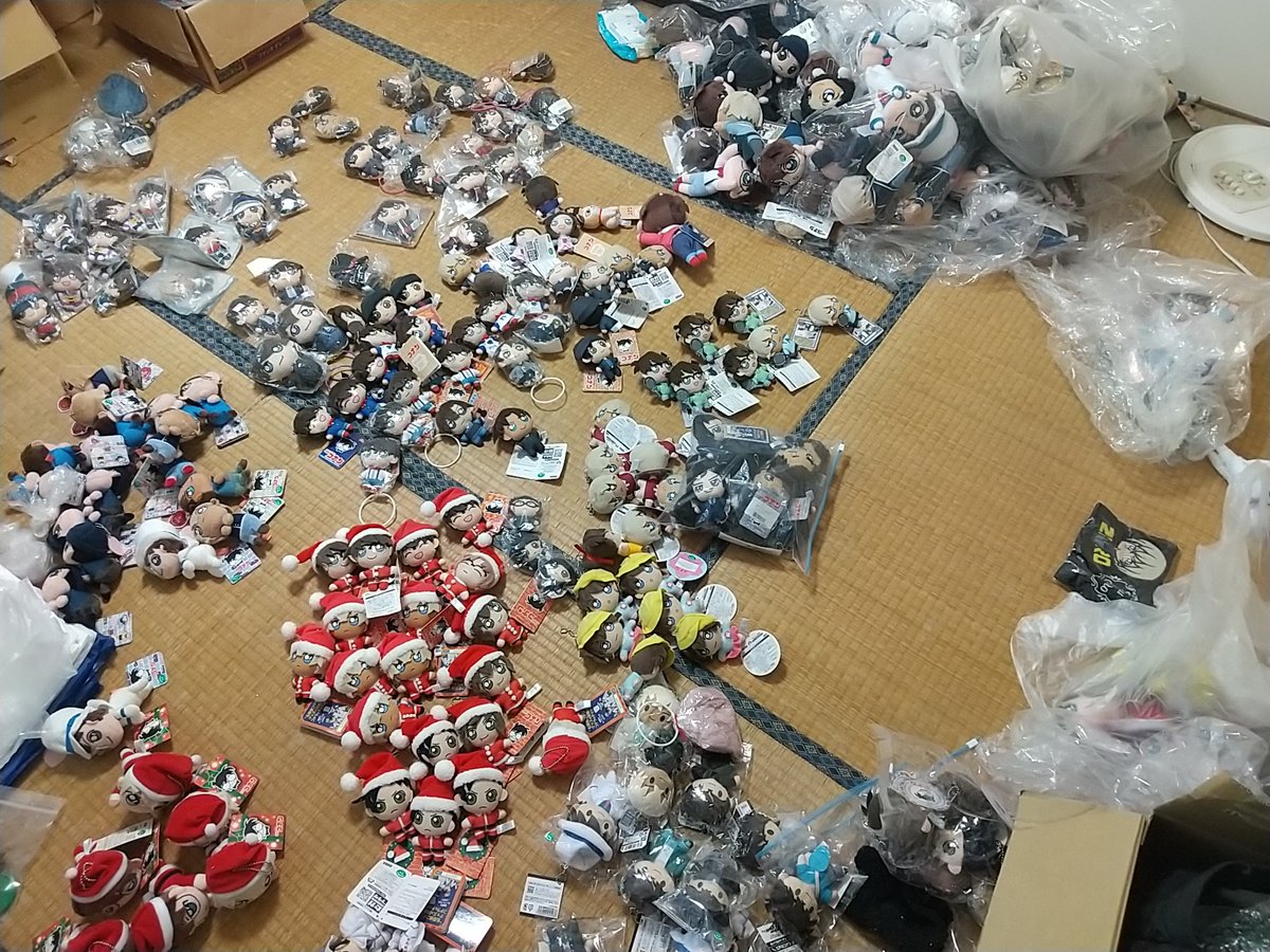 コナンくんグッズは断捨離進めてます。 ていうか物量が半端なくてだな