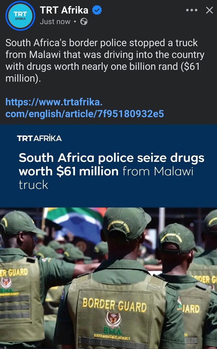 mcbrams's tweet photo. South African border authorities have intercepted drugs worth K120 billion coming from #Malawi. A country where hospitals have no drugs, universities have no funding, industries are collapsing, but somehow the narcotics economy is booming. Disturbingly interesting. https://t.co/okN1yhvDrf