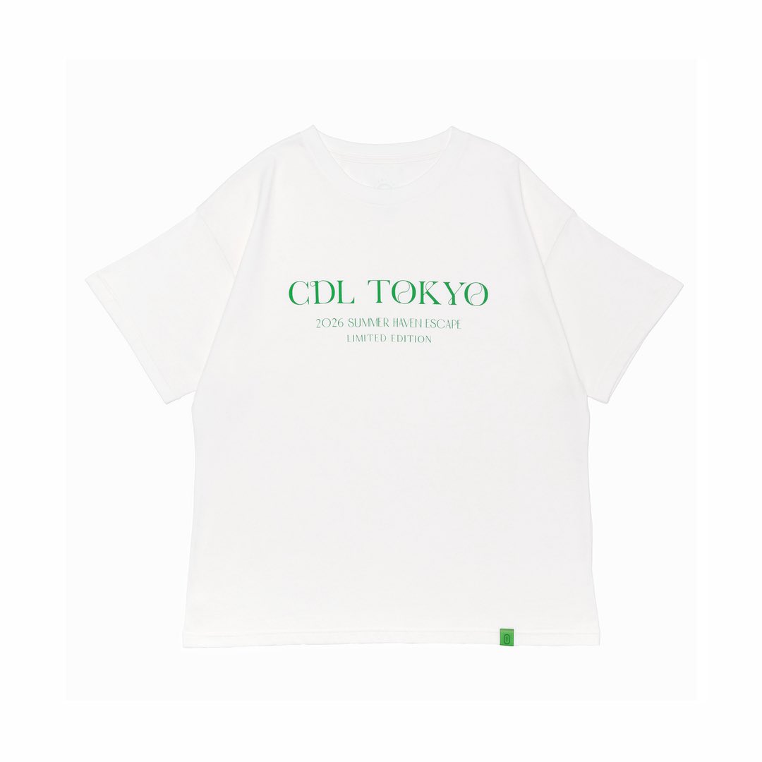 CDL TOKYO SUMMER HAVEN ESCAPE 2026 Limited Tee COLOR : White