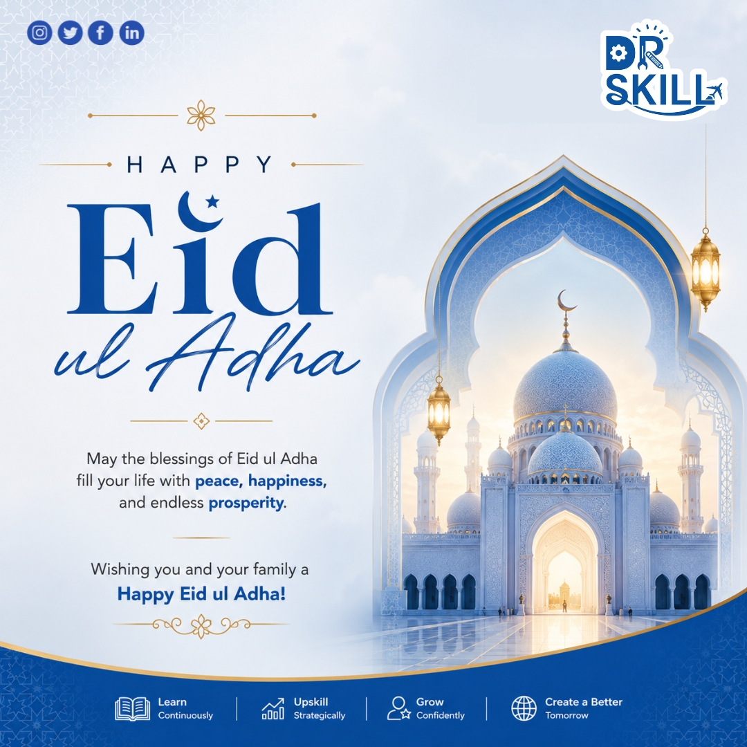Drskill_'s tweet photo. Eid ul Adha Mubarak from Dr Skill!🌙

May this blessed occasion inspire sacrifice, strengthen faith, and bring success, peace, and prosperity to you and your loved ones. 🤍

Together, let’s continue to Learn • Upskill • Grow 🚀

#eiduladha #eïdmubarak #drskill https://t.co/hQA6s3Bzyi