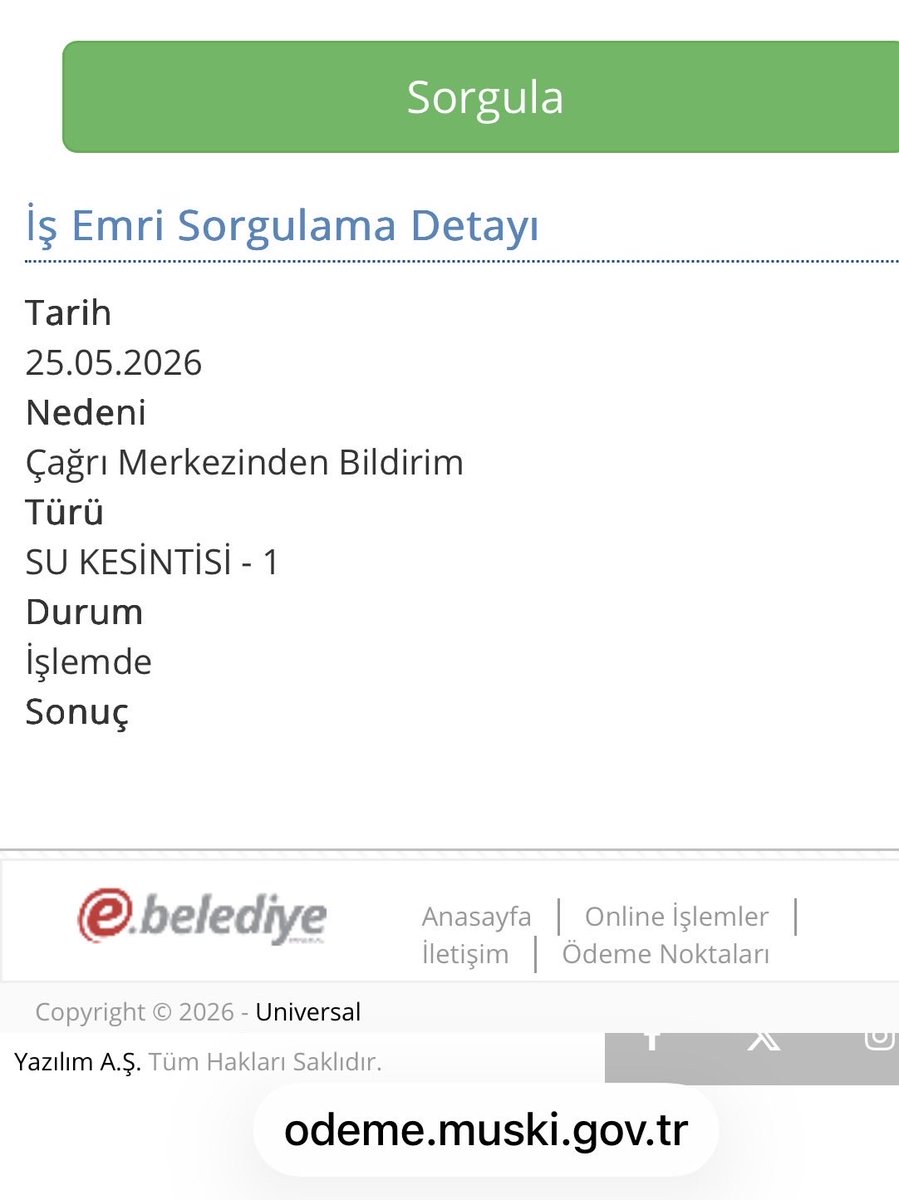 Mprrrr's tweet photo. MUSKİ Bildiğiniz MUSKİ. Belediye vergi almaya gelince ŞAHİN. Su arızası bildirince hiç bir arıza ve kesinti yok. Gümüşlük/Kadıkalesi arası günlerdir su yok. Arıza bildirimleri var ama sonuç yok. https://t.co/gbI9xEifYi
