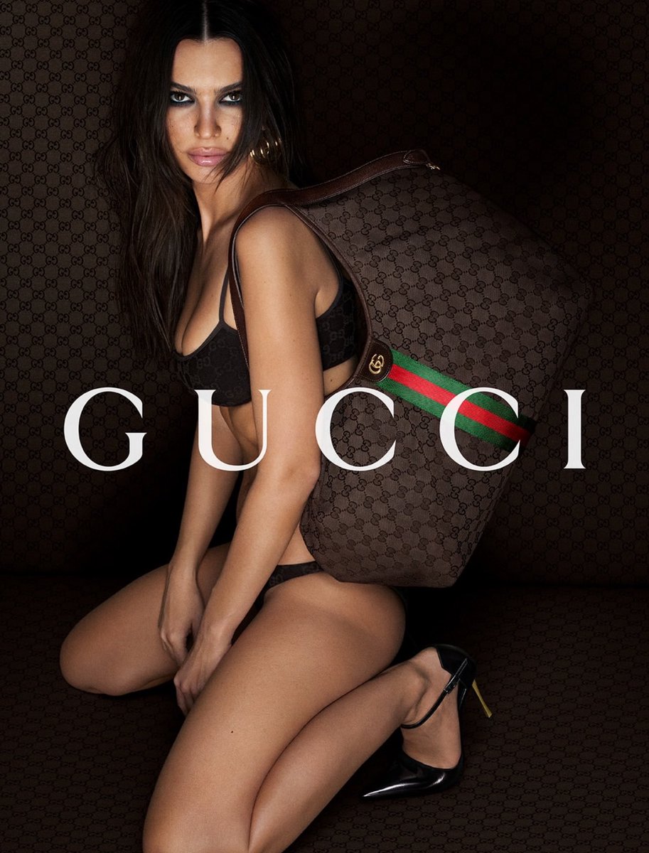 1023archives's tweet photo. #NINGNING (for Gucci Paparazzo) joins Emily Ratajkowski (for Gucci Giglio) and Kate Moss (for Gucci Borsetto) for GUCCI’s new "BEAUTY AND THE BAG" campaign! https://t.co/wh8DLDiVf5