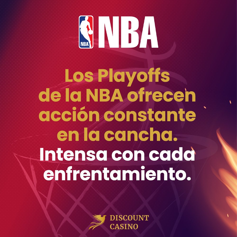discountcasino8's tweet photo. 🏀 Cada partido cuenta. Cada enfrentamiento es intenso. Los Playoffs de la NBA están en Discount Casino. Inicio de sesión en Discount Casino: https://t.co/FatQjlERLk https://t.co/jnzgIkBTWg