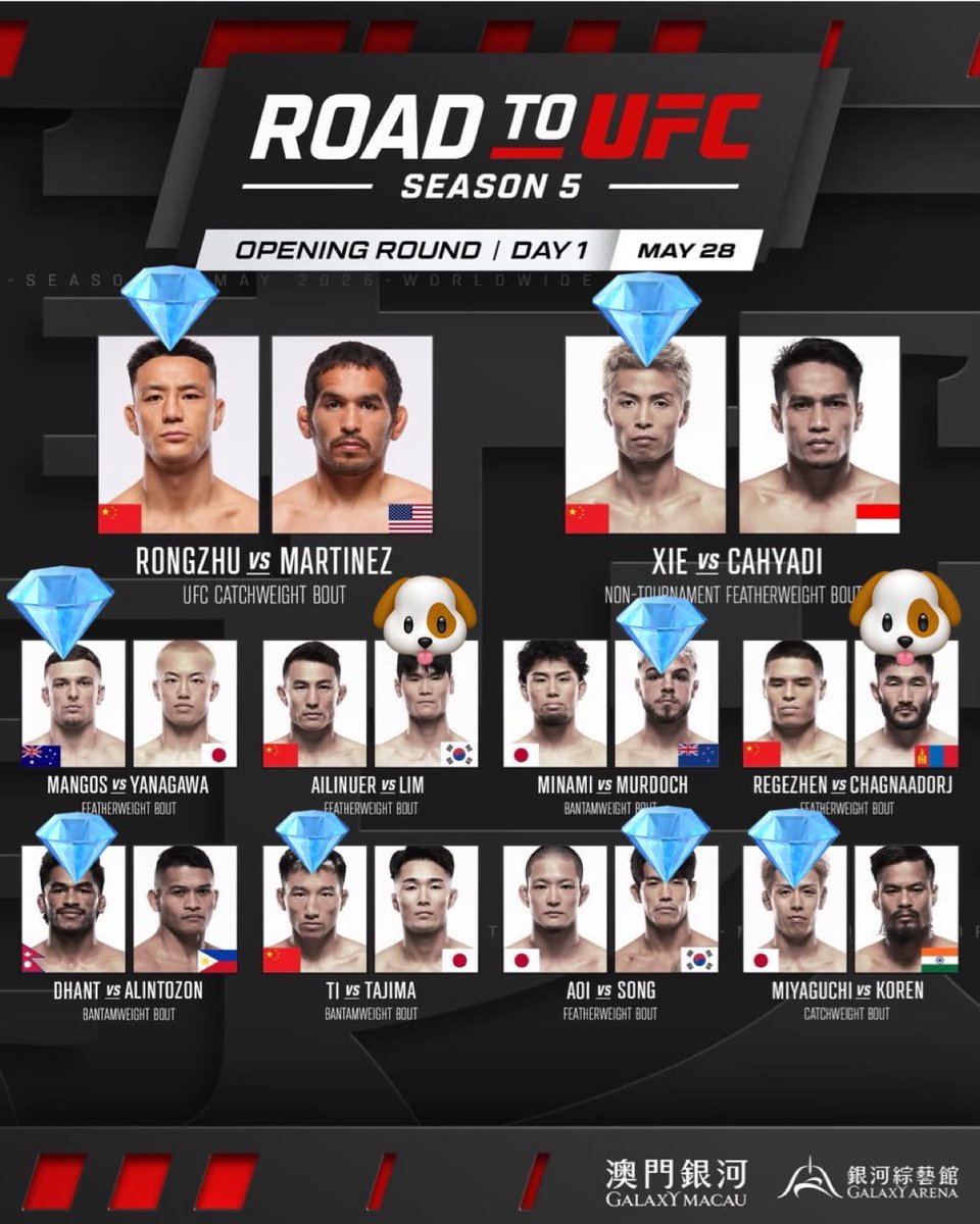 RelaxingPicks's tweet photo. Road To UFC Season 5 
Opening Round Day 1 Picks👊🏼💥 https://t.co/bE9c7hZZYs