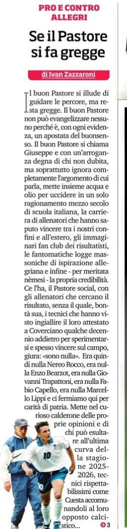 erclab_tweet's tweet photo. Il beef Zazzaroni-Pastore è finito sulla prima pagina del Corriere dello Sport https://t.co/jFzYWXGIod