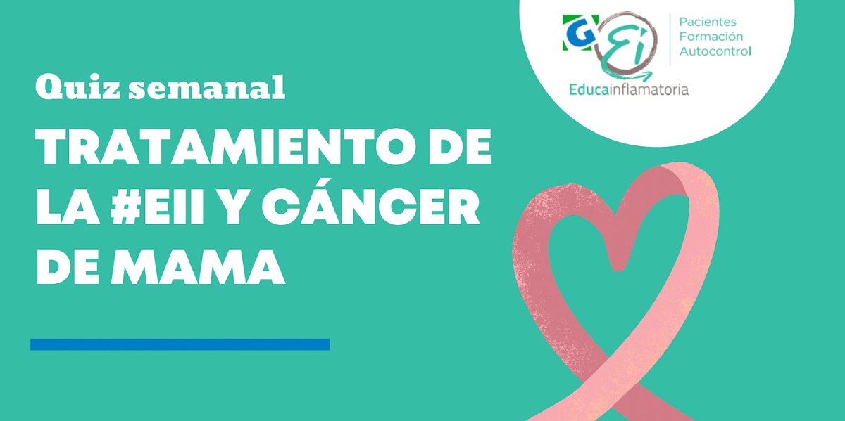 EntrenaEII's tweet photo. 🎥 En este vídeo, la Dra. Covadonga Castro explica que hacer en caso de ser diagnosticada de cáncer de mama cuando se recibe tratamiento inmunosupresor por #EII ➡️
https://t.co/ZMpSqzo8ya https://t.co/iaHUHVm43J
