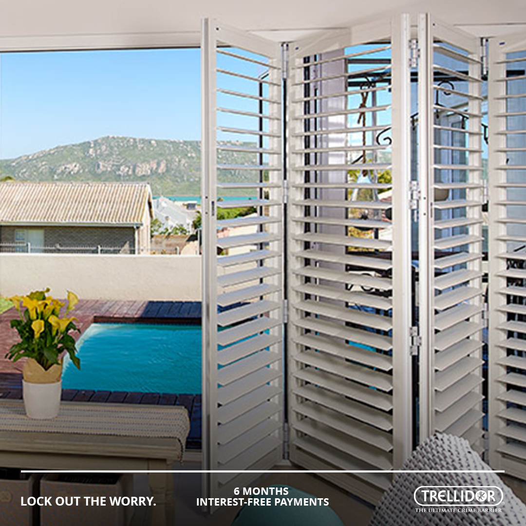TrellidorSA's tweet photo. Enjoy the kind of security that pays off. Secure more for less with 6 months’ interest-free payments. ​RT if you are interested in this sale.

#Trellidor #LockOutTheWorry https://t.co/mzkq9wMLqh