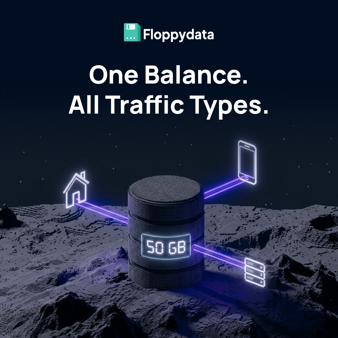 Floppydata_'s tweet photo. Bought the wrong proxy type? Yeah, we hear that a lot.

Here's the fix:

🧊 One purchase
🧊 All traffic types available
🧊 Pick Residential, Mobile, or Datacenter whenever  
🧊 Switch instantly based on what works

Buy once. Test everything. Stop wasting money on guesses. 

#Proxies #LLM #AI #WebScraping #DataCollection #Automation #ProxyProvider #Tech #StartupLife #Innovation