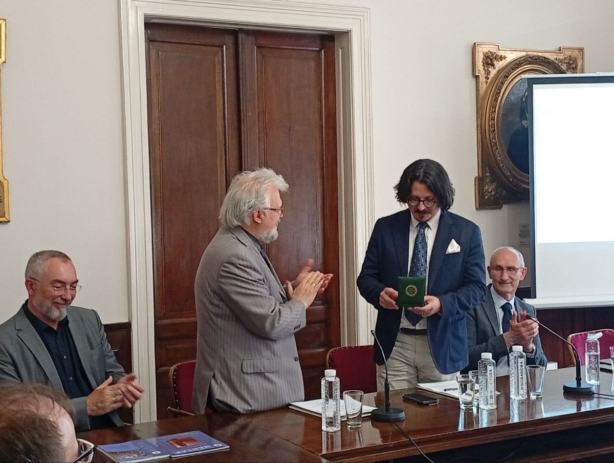 DavidEngels12's tweet photo. Yesterday, I had the honour of giving a lecture at the time-honoured “Matica Srpska” in Novi Sad (founded in 1826 and of which I have been an honorary member since 2024). I spoke about my book "Defending the European Civilisation", which was translated into Serbian last year by the @jucdpirs of the Republika Srpska. #Hesperialism