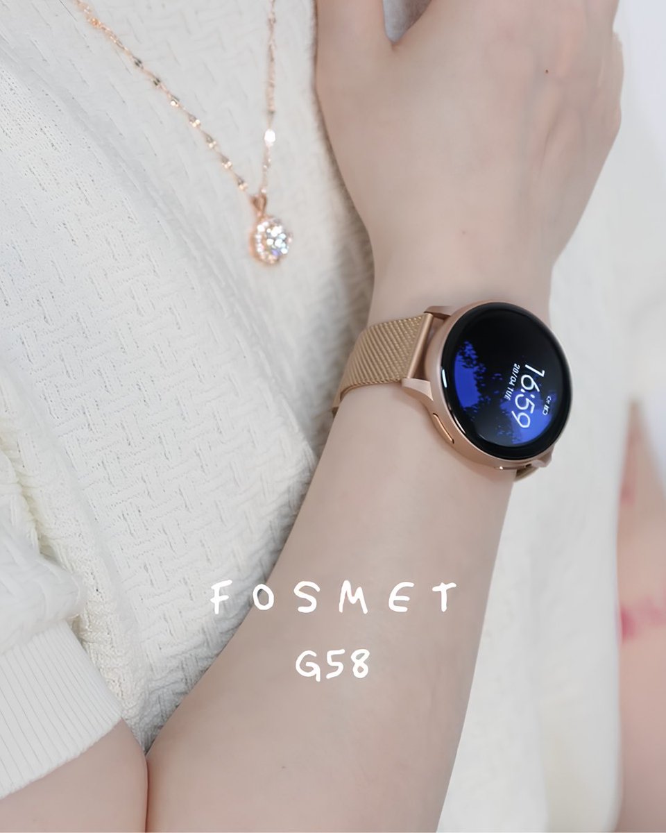 FosmetDE's tweet photo. Die Smartwatch für den Alltag.
Dazu die passende Kette – für den Look.💕

————————————

G58：https://t.co/AcvH6D8Mb8

#Smartwatch #CleverKlein #DeinBegleiter #TechImAlltag #einfachgenial https://t.co/0VD7h3O82e