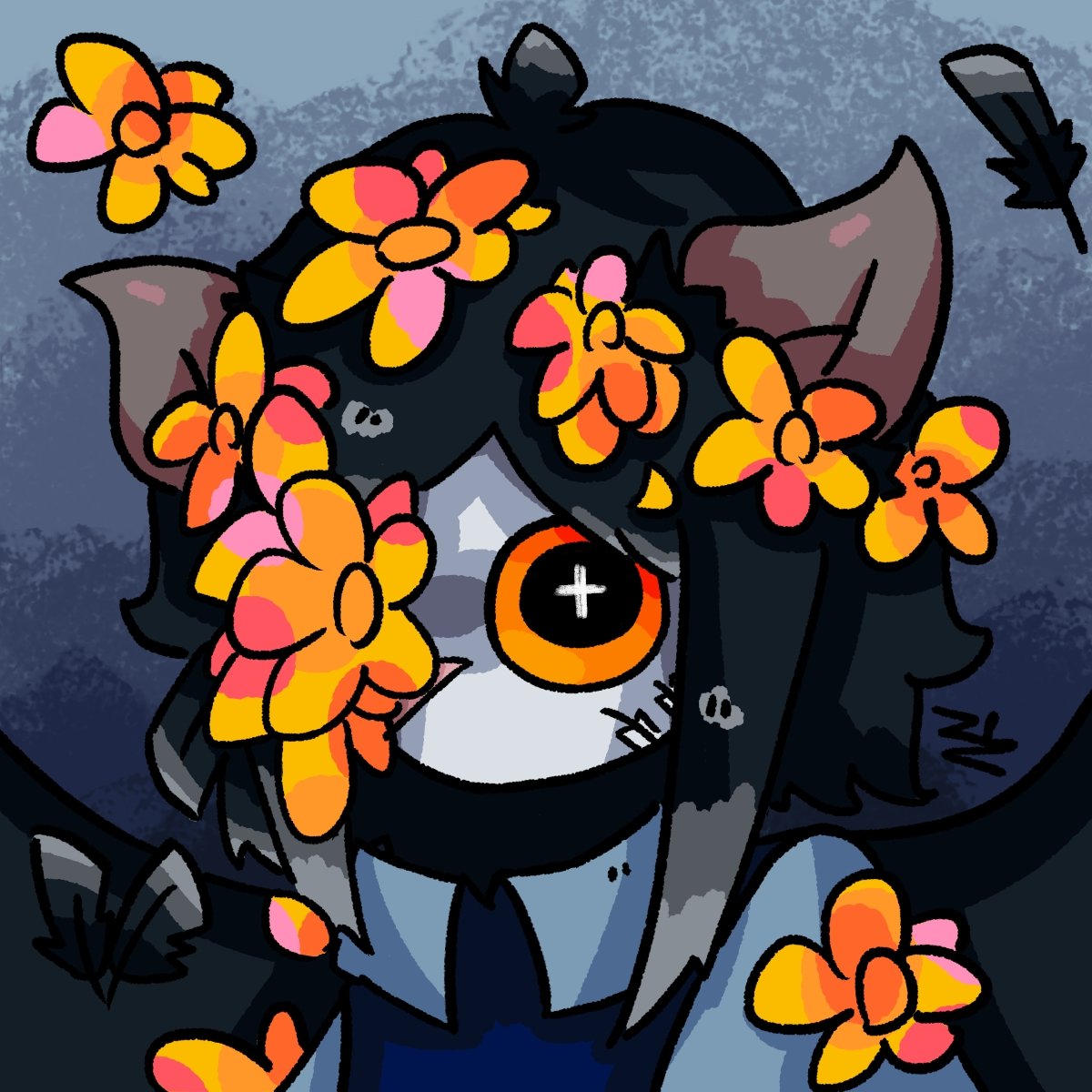 ZumenLinn's tweet photo. @zyhash519art Ths was the best I could quickly find

She usually doesn't have all those flowers- it's because of her death https://t.co/V4s21QgknU
