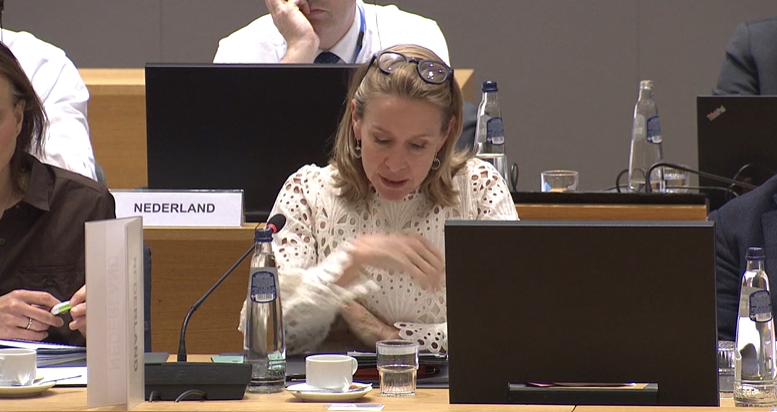 fbermingham's tweet photo. Dutch minister for climate policy Stientje van Veldhoven-van der Meer

"We need to ensure competitiveness of our industry, we need to strengthen our strategic resilience in a changing geopolitical environment and avoid the immense cost of inaction if we don't green our economy" https://t.co/pNNuhG6sgn