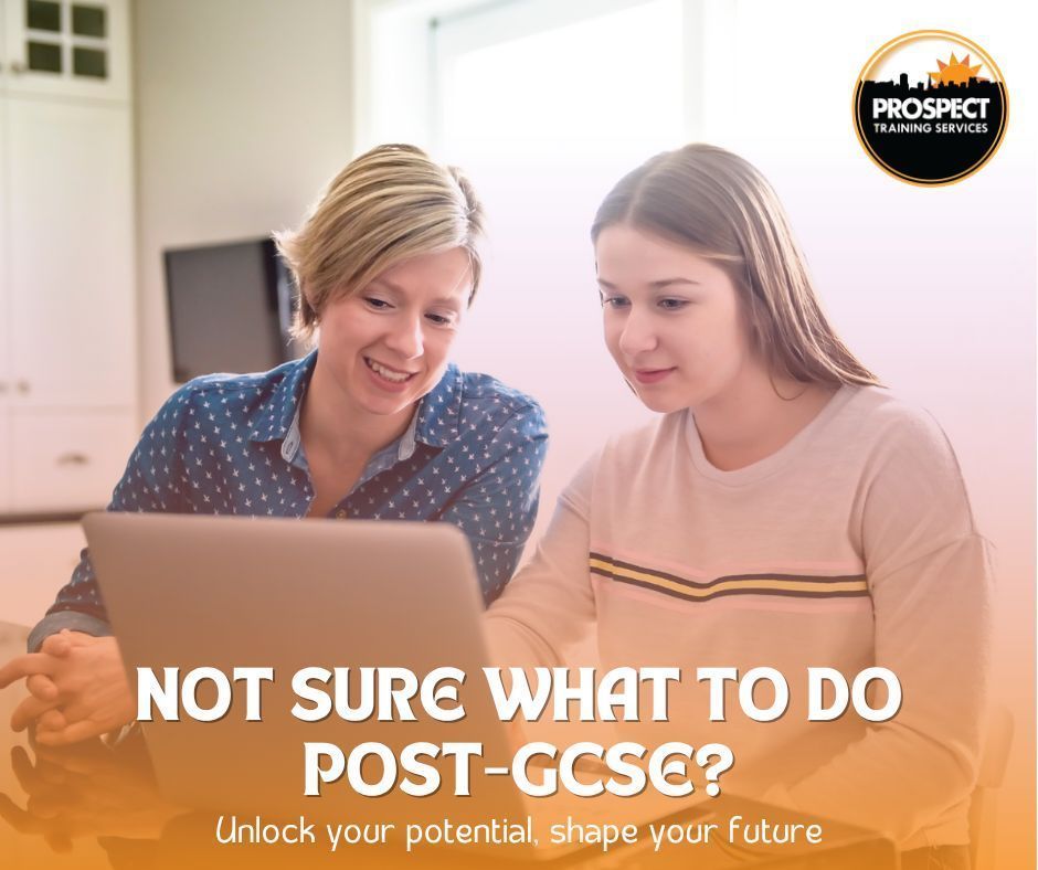 ProspectTS's tweet photo. Not sure college or sixth form is the right next step after GCSEs? 🤔 
You’re not the only one. At PTS, we offer a different approach:
✔️ Learn by doing, not just sitting in a classroom
✔️ Gain real skills for real careers
✔️ Get support that’s tailored to *you* https://t.co/Ka8qFrhTG6