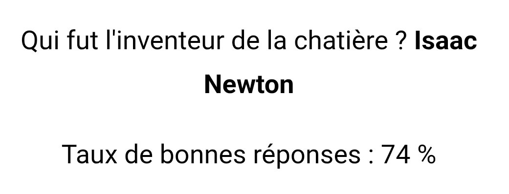 beta3093's tweet photo. @guillaume0623 @KristelBERINGER @Aoi_Neko78 @Audrey08290456 @sandrinec558 @titas9653 @20320Vero @animaux07 @Line2319Line @luffy_mh @2804Sissi @PATSREADY2 @Patrici04278024 @Clicker_Army @DeltaTYGER @isabell81787161 @jayzzy54 @Audrey6440 @BouletFrbt @DelumetM @LOVE_CATS_ONE @MarieAlicePHIL1 @CharmyLydia @LorrainePage2 @Eco_SophieM @ReffuveilleS @szentandrassym @GrosUsai @FOURCHETCHRISTI @Lucycrew7 @Ange57480 @clomimine @Azzurrarossa @palpilpil @PerfectMisty @tomsic_michelle @BrigitteB44 @bettymolly13 @lota_valerie @AusmanCandi @PascaleAnimos @GrisetteJe @1clic1don_off @1mraught @AdeaClaude @bunjingi1 @Cricri1514 @TaniaHop3 @CBluemonde Le 29/05/26 :
La réponse à la❓de 6h à 12h59 (🕐🇫🇷) #animalwebaction est :

            " C. #IsaacNewton "

Fut L' #Inventeur De La #Litière

🚨RT en masse 88% Bonnes réponses

https://t.co/2gDyxKcbb6 https://t.co/ijTBPydNNS